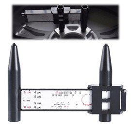 PAVIKE Wheel Gauge, Pitch Measuring Instrument, Tire Wheel, PCD Gauge, Wheel Bolt Pattern Gauge, Quick Measurement, High Precision, Easy to Use