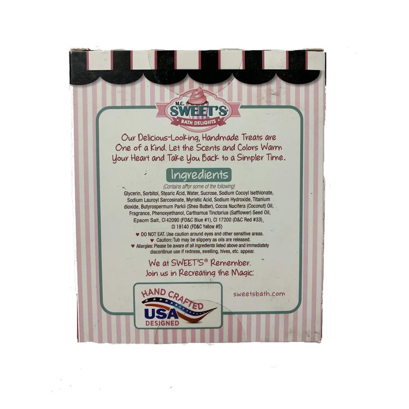 3" Cotton Candy Scented Donut Soap