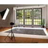 AOFOTO 7x5ft Business Office French Sash Window Backdrop Living Room