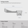 Metal Thumb Grip Up for Fuji X100VI Fujinon X100V Camera