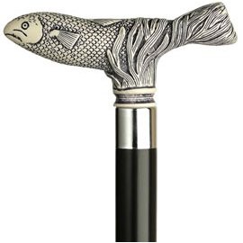 Unisex Fish Cane Black Shaft -Affordable Gift! Item #DHAR-9106208