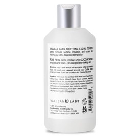 Valjean Labs Soothing Facial Toner | Rose Petal + Glycolic Acid | Helps Calm Irritation, Brighten and Exfoliate Skin | Cruelty Free, Paraben Free, Made in The USA (8 oz)