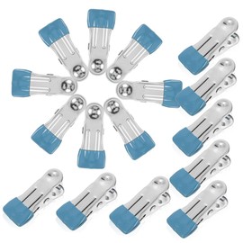 Outanaya 50pcs Windproof Stainless Steel Pool Cover Clips for Above Ground Pools Multi-use Clamps for Outdoor Tents Photography