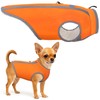 Reflective Dog Hunting Vest with Fleece Lining for Small Dogs,Hi-Visibility