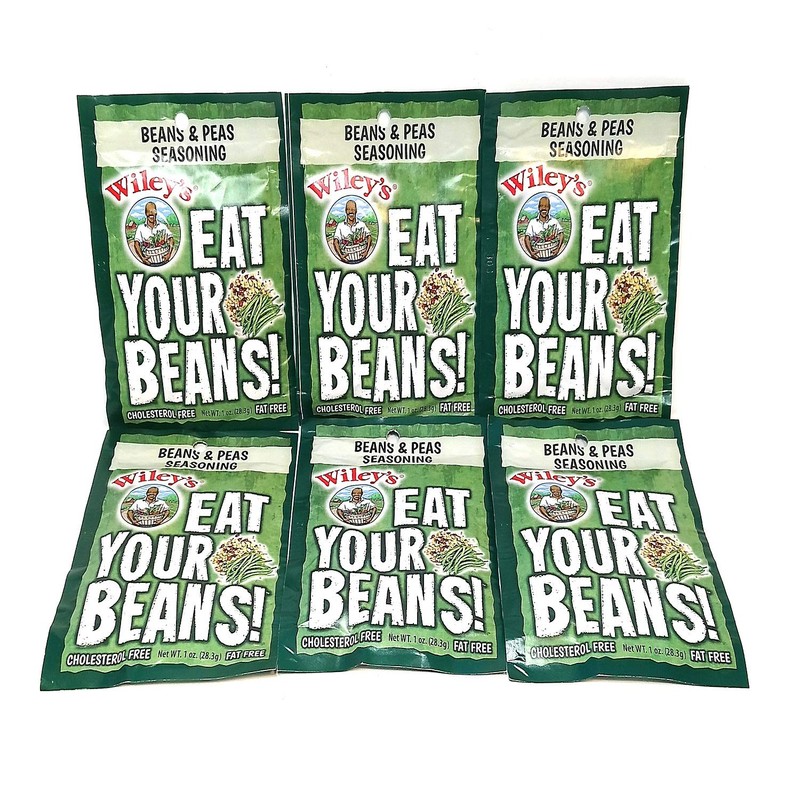 Wiley's Beans and Peas Seasonings -6 (SIX) Packets