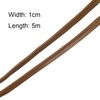 5m*1cm Faux Leather Piping Cord Trim for Sewing Light Pink