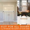 AMZFINE 2x4 Door Barricade Brackets Heavy Duty 4pcs Door Bar