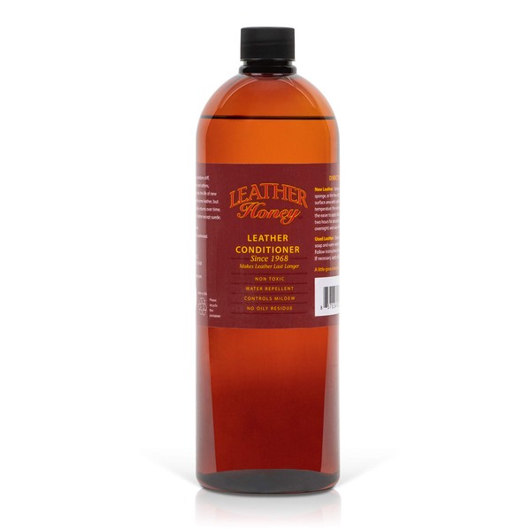 Leather Honey Leather Conditioner, Best Leather Conditioner Since 1968. for use on Leather Apparel, Furniture, Auto Interiors, Shoes, Bags and Accessories. Non-Toxic and Made in The USA!
