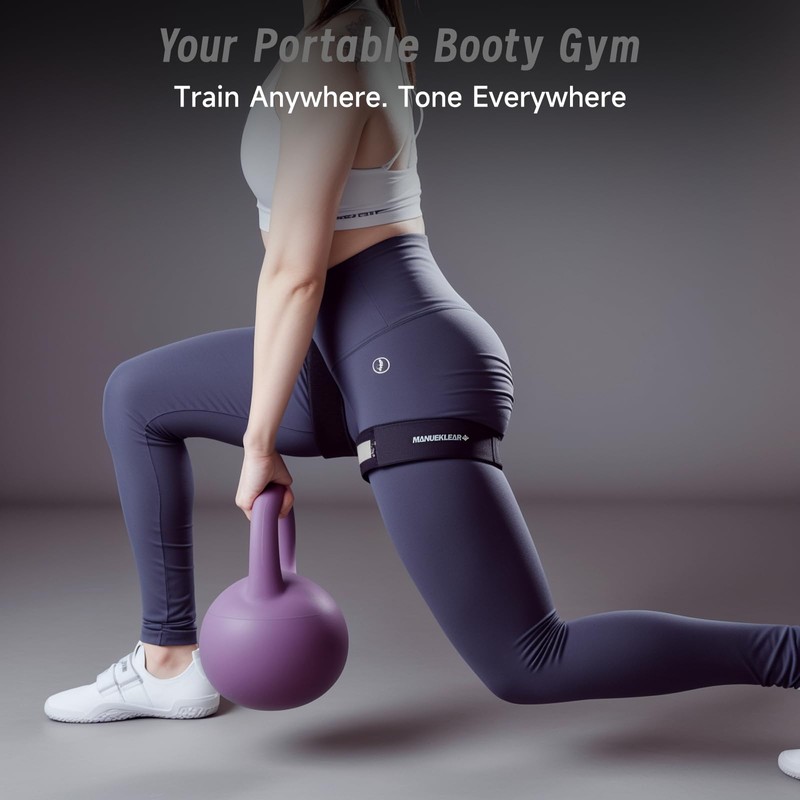 MANUEKLEAR Blood Flow Restriction Bands for Women Glutes Leg, Booty