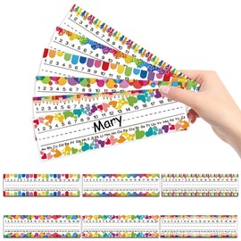 Habbiful 42 Desk Name Tags for Classroom - Student Name Plate for Desk Kindergarten Elementary First Grade Classroom Decor Back to School Supplies (D)