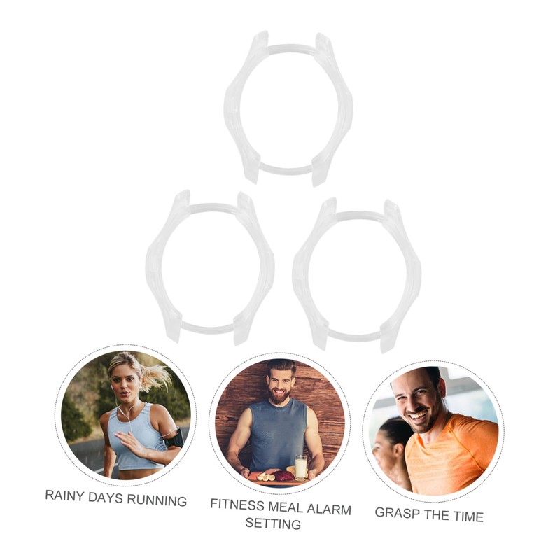 BIUDECO 3pcs Protective Frame Cover for Smart Watch Full Against