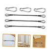 WOONEKY 3pcs Gym Cable Machine Attachments Durable Fitness Equipment Parts