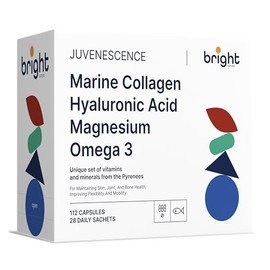 Marine Collagen with Hyaluronic Acid, Coenzyme Q10, Vitamin C, Zinc, Magnesium, Ultra Omega 3 TG - SmartAbsorb™ | for Skin Health, Joint Mobility and Immunity | 28 Daily sachets