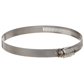 Ideal-Tridon 63 Series High-Nickel Stainless Steel Worm Gear Hose Clamp, General Purpose, 104 SAE Size, Fits 5 - 6-1/2" Hose ID, 127 mm - 178 mm Hose OD Range (Pack of 10)