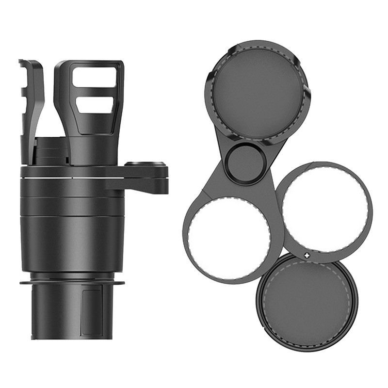 4 in 1 Car Cup Holder Expander 360° Rotating Space