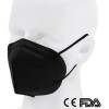 100 Cubrebocas Kn95 Mascarillas Negro Ambos Lados Certificad