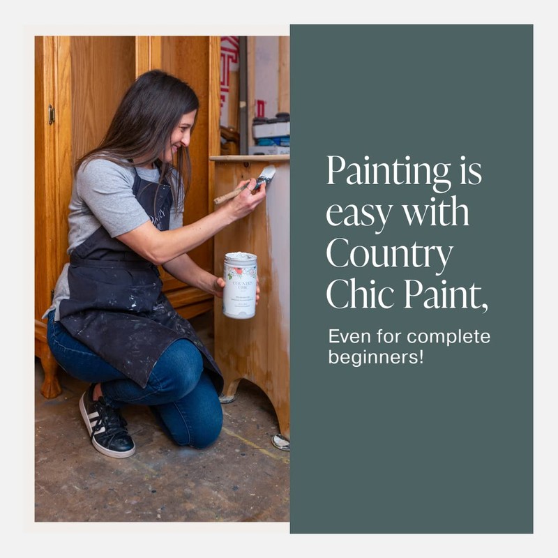 Country Chic All-in-One Chalk Paint for Furniture, Cabinets, Home Decor,