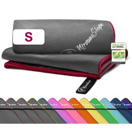 NirvanaShape Microfibre Towel, 60 x 40 cm, Lightweight, Compact Travel Towel, Microfibre Cloth for Travel, Holiday, Fitness, Without Corner & Packing Pocket