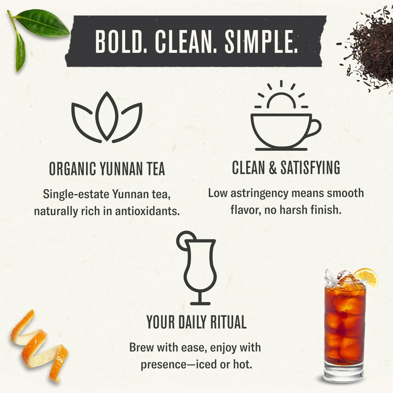 Numi Organic High Mountain Black Iced Tea, 24 Count Gallon