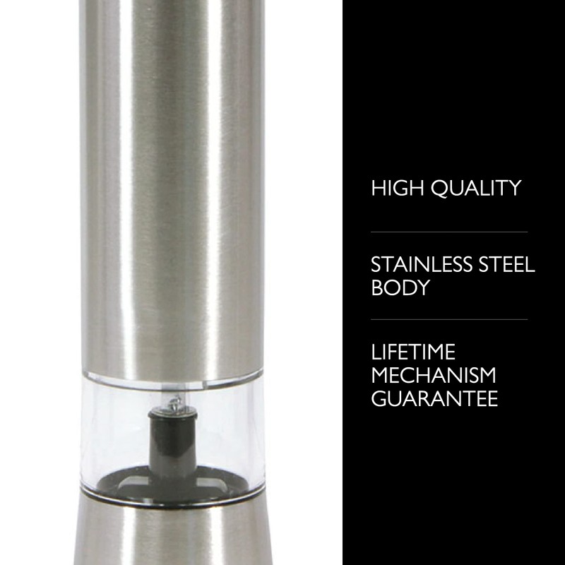 Cole & Mason Hampstead Electronic Salt Mill - Electric Salt