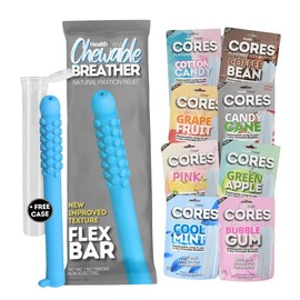 HealthChews Flex & Puff + FREE Case ‚Äì Reusable Aromatherapy Breather Stick (Non-Edible Wellness & Habit Relief Tool):_PuffBar + Free Case + 8 Refills