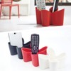 Khakho Flower Shape Remote Control Holder,Desk Organizer Storage Container, Office