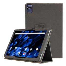 YGoal Case for Doogee T30 Pro, Premium PU Leather Multi-Angle Stand Business Folio Case Book Cover for Doogee T30 Pro, Black