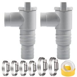 Shut-Off Valve for Pools Hose Connector 32 mm Hose Connection Swimming Pool Hose Adapter Shut-Off Valve Maintenance Pool Accessories for PVC Pipe 32 mm Pool and Pool Pump