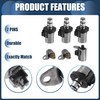 INFINAUTO Transmission Solenoid Kit, for Mazda CX-7 2012 for Ford