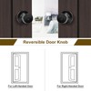 HOSOM Door Knobs Interior Privacy Door Knob Bedroom Bathroom Door