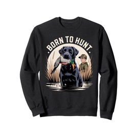 Local Boy Black Lab Marsh Scene Sunset Vintage Country Sweatshirt