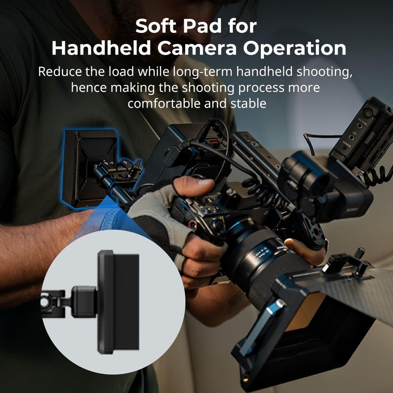 SMALLRIG Lightweight Chest Pad with 15mm LWS Rod Clamp for