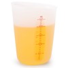 Hedume Set of 4 Silicone Flexible Measuring Cups with Marking,