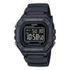 Casio Collection W-218H Wristwatch, Genuine Domestic Product, Black