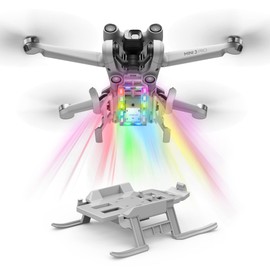 STARTRC Mini 3 Pro Landing Gear Folding Long Leg LED Light Landing Gear with Flash Accessories for DJI Mini 3 Pro