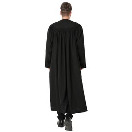 Ivyrobes Unisex Adults Plymouth Clergy Robe XX-Large Black 57