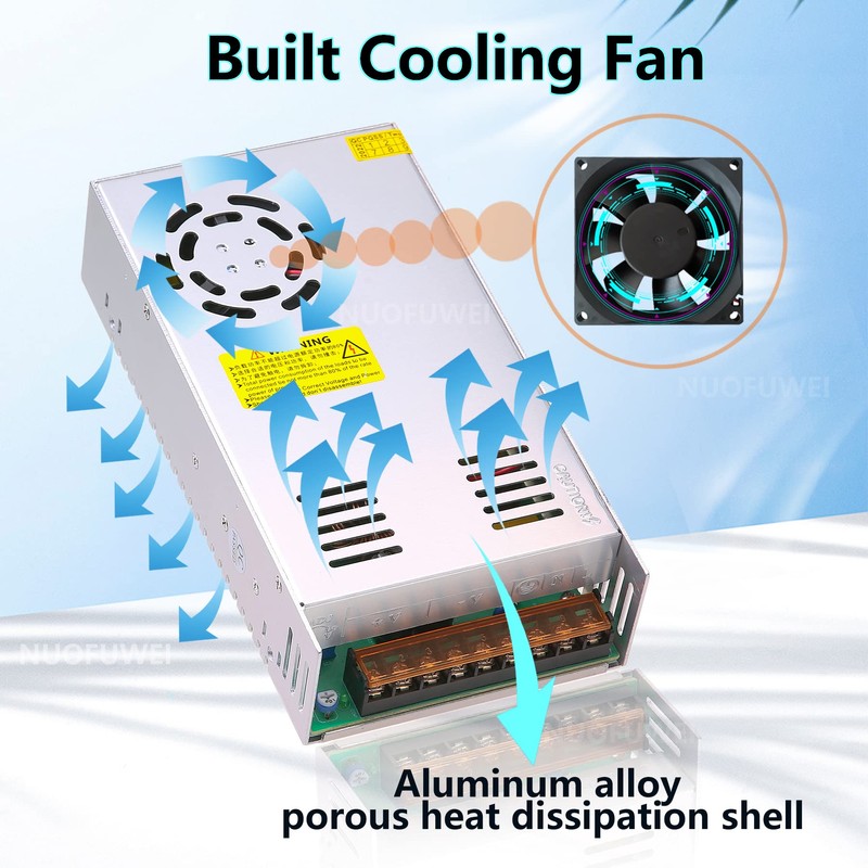 DC 60V 10A 600W Fuente Conmutada Transformador 220V CA-CC 60V