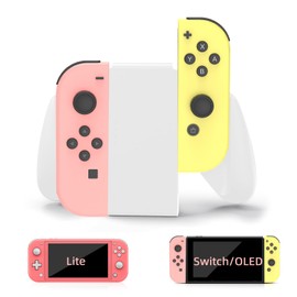 Switch Controller for Switch,Left and Right Wireless Switch Controllers Support Dual Vibration,Wake-up,Motion Control, Pro Gamepad Compatible with Switch/OLED/Lite,No NFC,(Pastel Pink,Pastel Yellow)