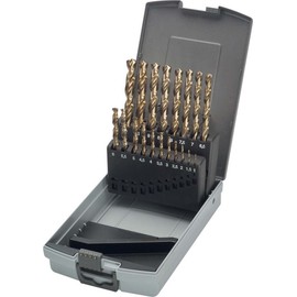 Keil Metal Drill Bit Set HSS-E DIN 338 Cobalt, Ground Split Point, Diameter 4.0 + 5.0 + 6.0 + 8.0 + 10.0 mm, 307501110