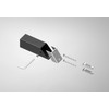 NINETREX Black Towel Hook SUS 304 Stainless Steel Modern Matte