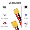 2Pcs XT60 Parallel Battery Connector Cable 1FT, 12AWG 1 Male