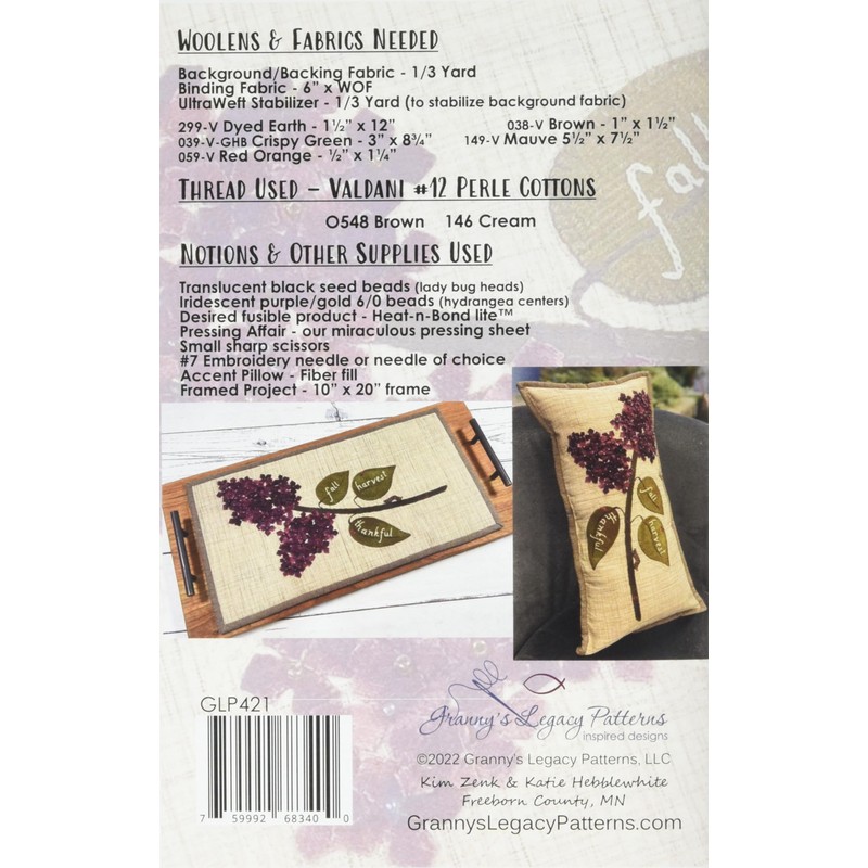 Granny's Legacy Patterns Fall Pattern, Multi