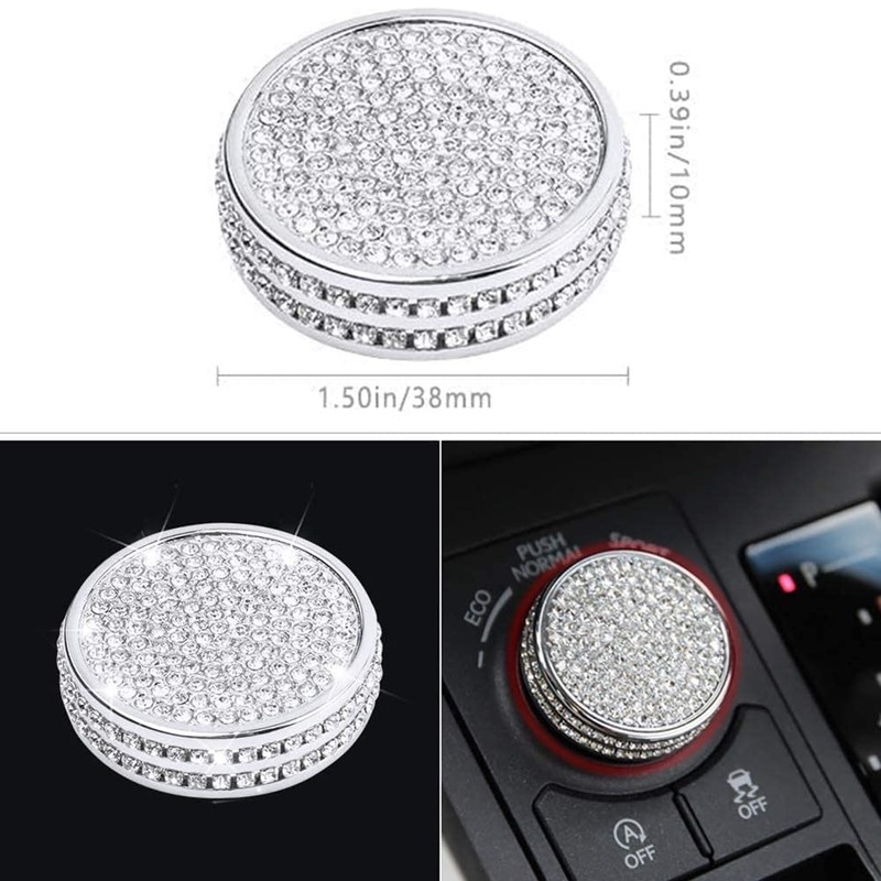 CUCHIYUN Bling Bling Car Accessory Variable Speed ECO Sport knob