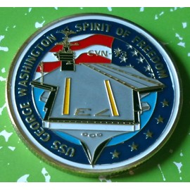 Navy USS Washington CVN-73#1133 Military Honor Challenge Coin