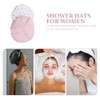 BETOOKY Gorros de Ducha Térmicos para Mujer 2piezas, Doble Capa