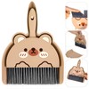 Tyqour Mini Broom and Dustpan Set Durable Dust Pan and