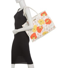 Trina Turk Handbags, Large Canvas Tote With Coated Lining (Floral)
