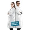 Merroum Lab Coat White 100% Cotton (200 g/m²) with Multiple