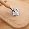 Pie Cutter Stainless Steel Raviolica Cutter Stamp Roller Wheel Round
