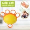 Finger Exerciser Ball,Five Finger Strength Training Grip Ball | Extensor